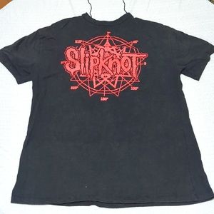 Slipknot Lace-Up distressed tee by Bravado, size XXL